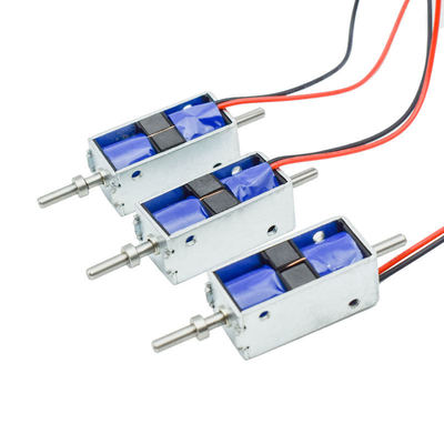 KS0735 Miniatuur Dc 12v lineaire 24 volt Bistable vergrendelingssolenoïde