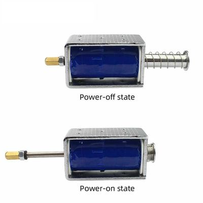 12V24V Solenoïde Elektromagneet Duw Trek Type Magneet Lange Slag 30mm U1264B Kleine Elektromagnetische Klep