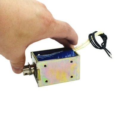 U1668 Mini Frame Solenoïde DC 20mm Slag 45N DC 12v 24v Druk Solenoïde