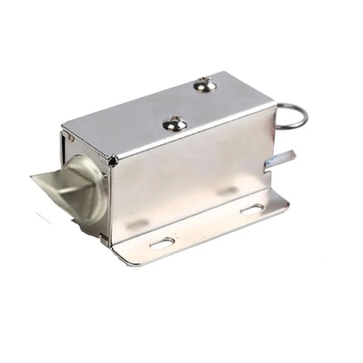 U1054-1b 12V 24V Normaal Gesloten Trektype Kleine Elektrische Elektromagnetische Solenoïde Vergrendeling met Override Functie