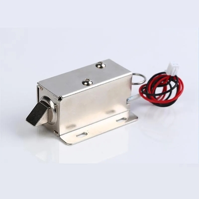 U1054-1b 12V 24V Normaal Gesloten Trektype Kleine Elektrische Elektromagnetische Solenoïde Vergrendeling met Override Functie