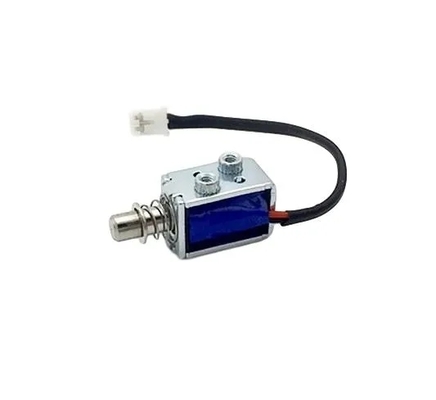 Kleine push-pull solenoïde met open frame structuur en montagegaten voor eenvoudige installatie