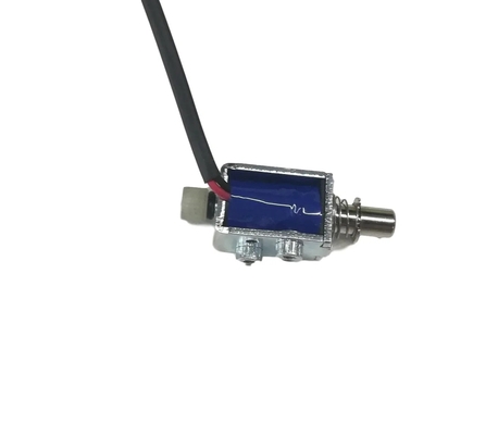 Kleine push-pull solenoïde met open frame structuur en montagegaten voor eenvoudige installatie