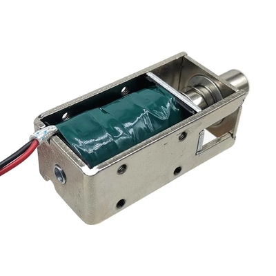 1054-4b DC 12/24 Volt Normaal gesloten Mini Push Pull Solenoïde slot voor kast