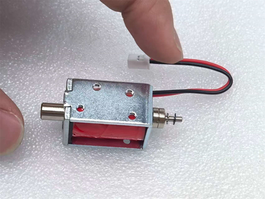 U0629 Open frame en kleine magneten 24V DC Push Pull Solenoid Small Size Linear Motion Actuator