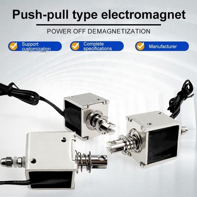 Solenoïde Elektromagneet Push Pull Type U-0826B Druk Kracht Open Frame Lineaire Solenoïde Elektrische Magneet Hefzuiger