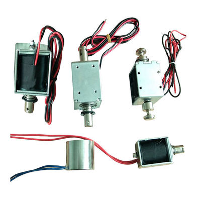 Lineaire solenoïde met lange slag 24V DC 45N kracht Sterke trek-duw buisvormige solenoïde voor tourniquet