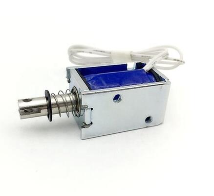 U1253 Open Frame Solenoïde 12mm Lange Slag Duw-Trek Solenoïde
